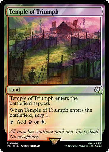 Temple of Triumph (pip) (840) / Surge Foil