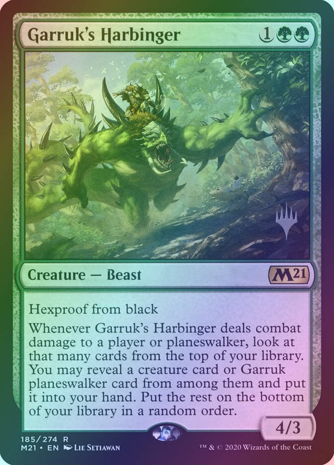 Garruk's Harbinger (PM21) (185p) / Foil