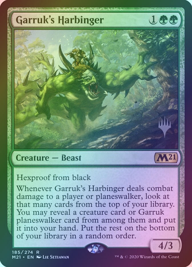 Garruk's Harbinger (PM21) (185p) / Foil