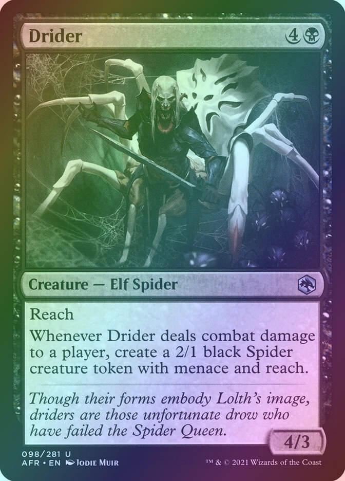 Drider (AFR) (98) / Foil