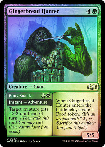 Gingerbread Hunter // Puny Snack (woe) / Foil