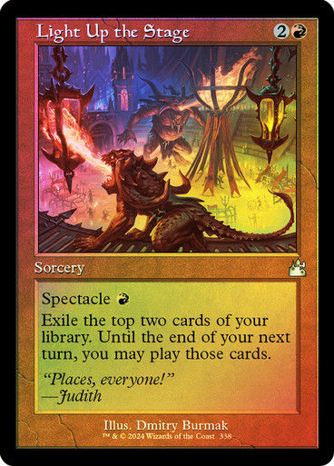 Light Up the Stage (rvr) (338) / Retro / Foil