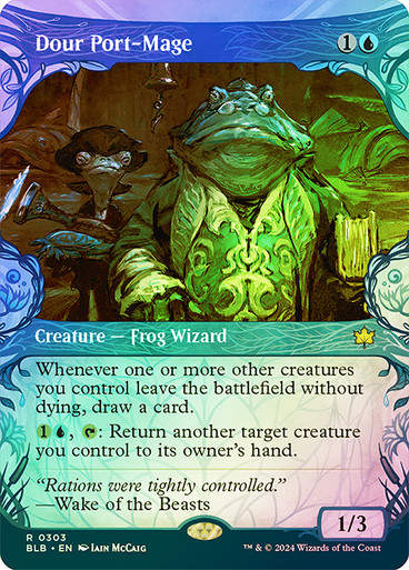 Dour Port-Mage (blb) (303) / Showcase Foil