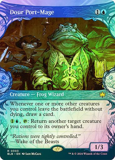 Dour Port-Mage (blb) (303) / Showcase Foil