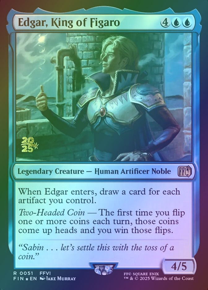 Edgar, King of Figaro (PFIN) (51s) / Foil