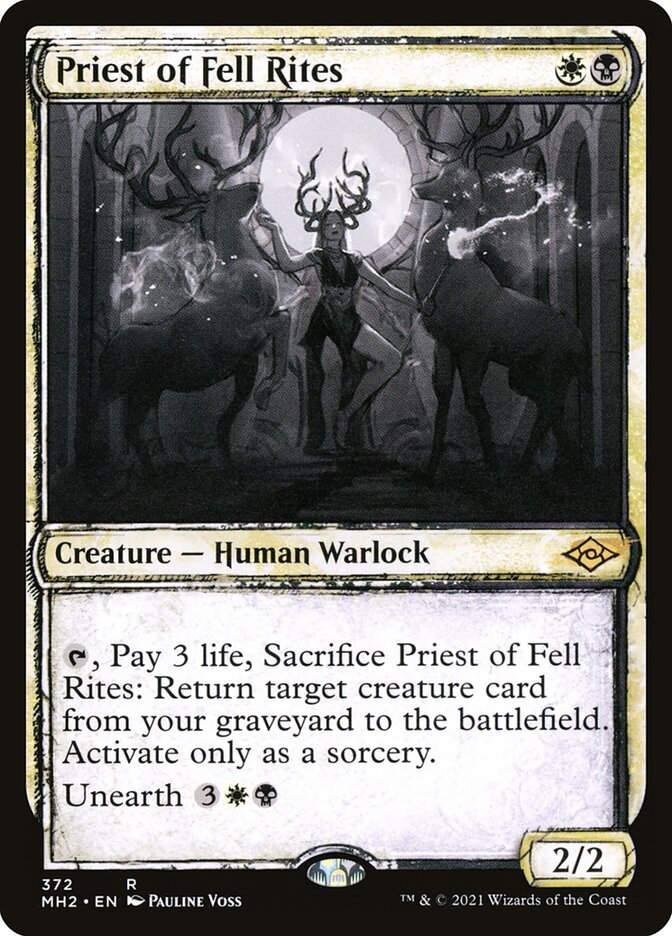 Priest of Fell Rites (MH2) (372) / Showcase