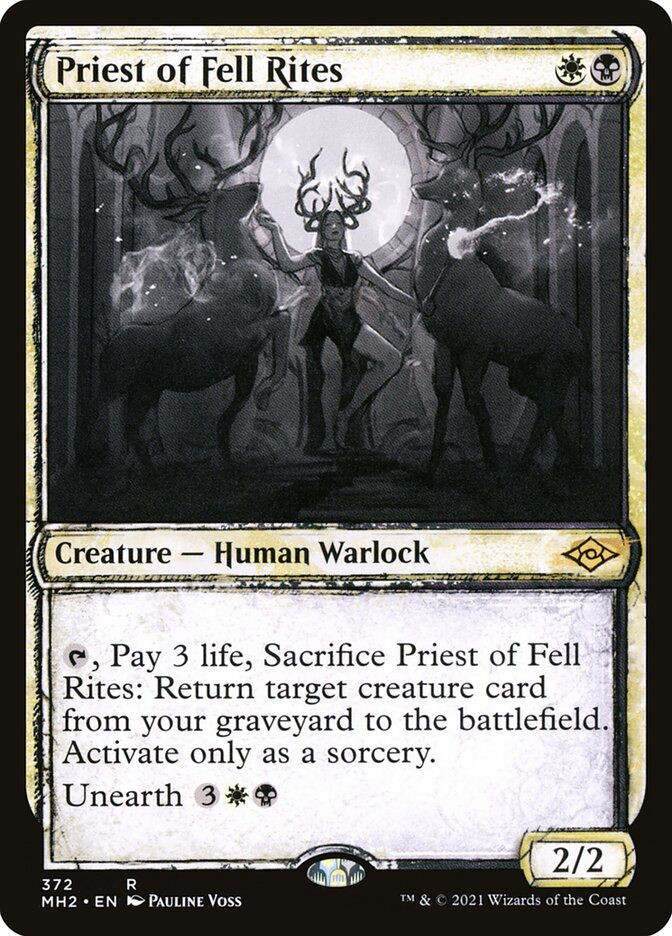 Priest of Fell Rites (MH2) (372) / Showcase