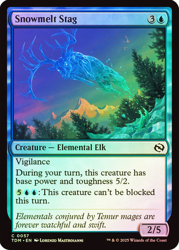 Snowmelt Stag (TDM) (57) / Foil