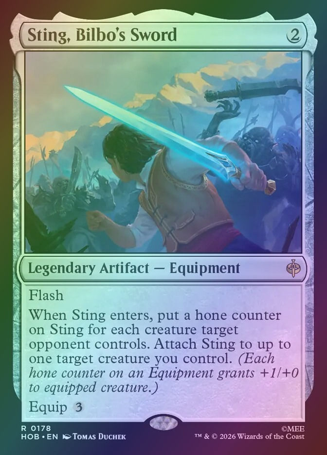 Sting, Bilbo's Sword (HOB) (178) / Foil