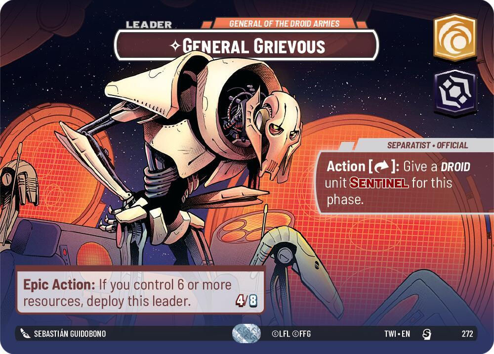 General Grievous - General of the Droid Armies (Showcase) (TWI) (272) / Foil
