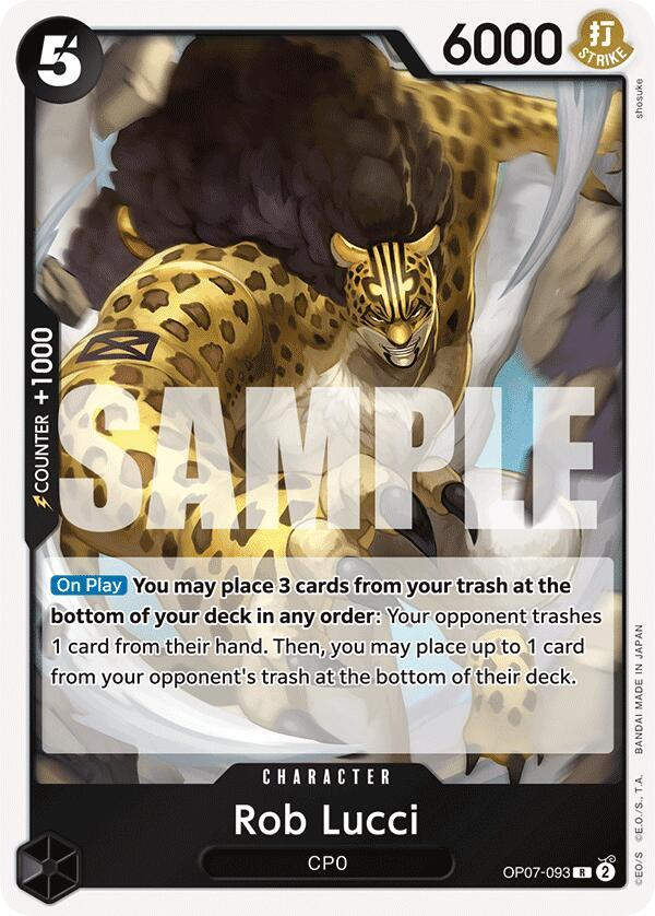 Rob Lucci (093) (OP07-093) / Foil