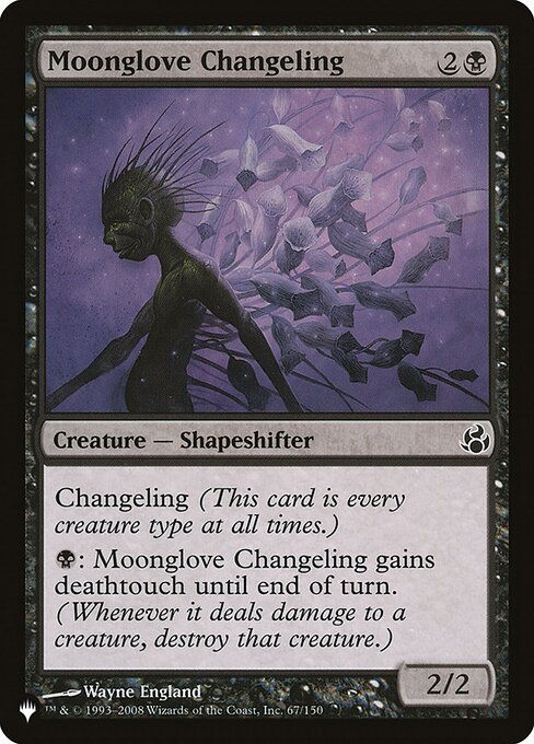 Moonglove Changeling (PLST) (MOR-67)