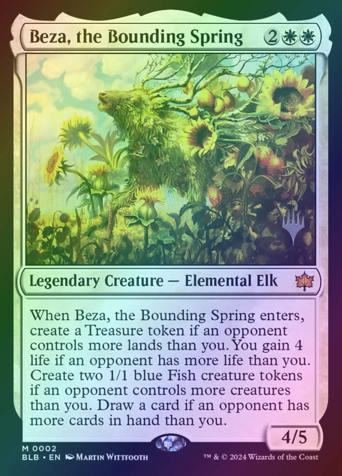 Beza, the Bounding Spring (PBLB) (2p) / Foil