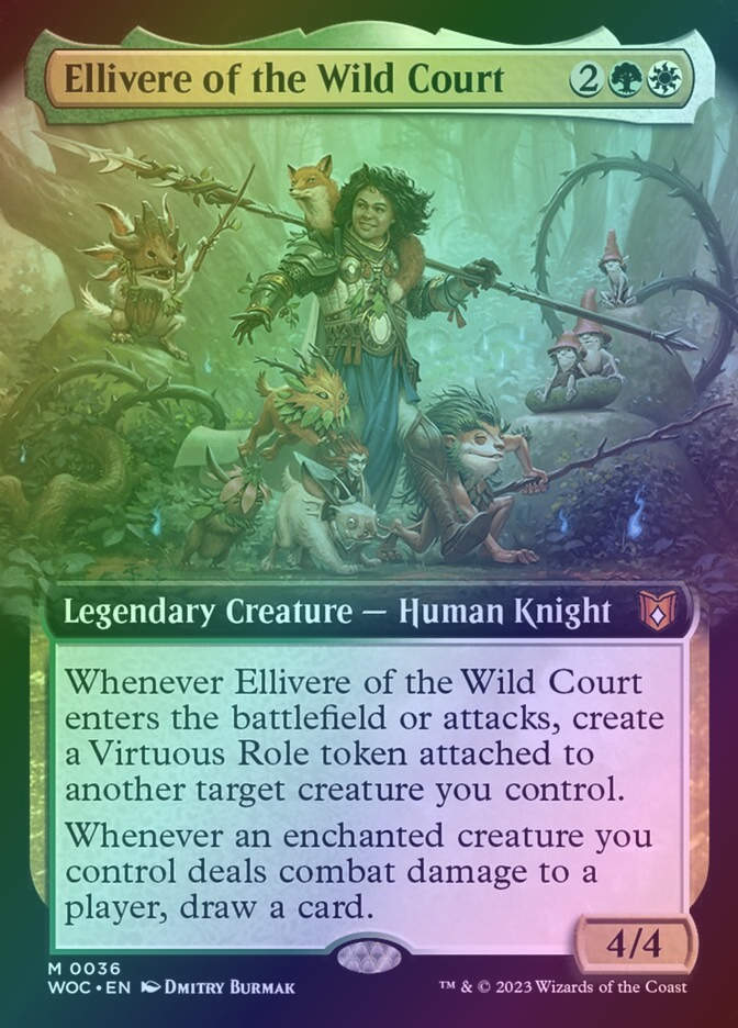 Ellivere of the Wild Court (WOC) (36) / Extended Art / Foil