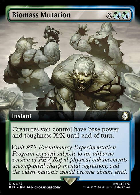 Biomass Mutation (pip) (475) / Extended Art