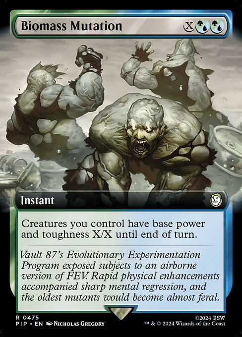 Biomass Mutation (pip) (475) / Extended Art