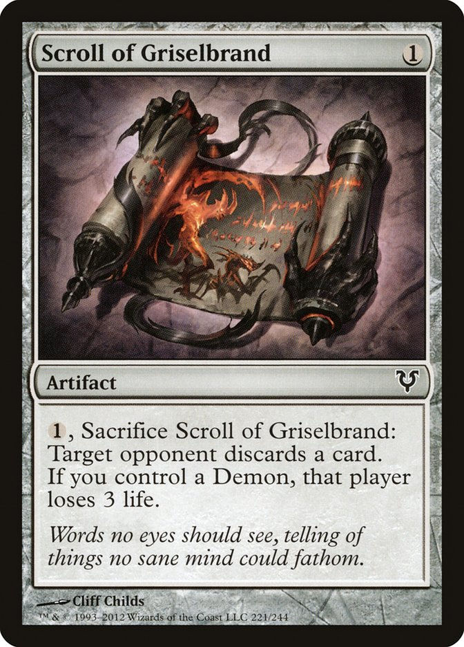 Scroll of Griselbrand (AVR) (221)