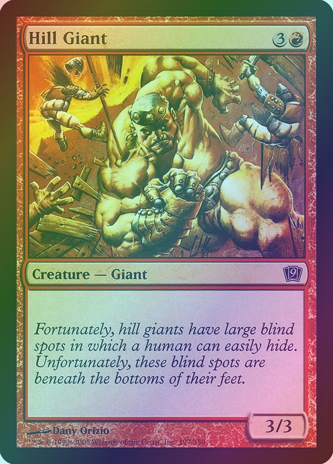 Hill Giant (9ED) (197★) / Foil