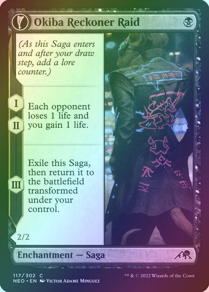 Okiba Reckoner Raid // Nezumi Road Captain (NEO) (117) / Foil