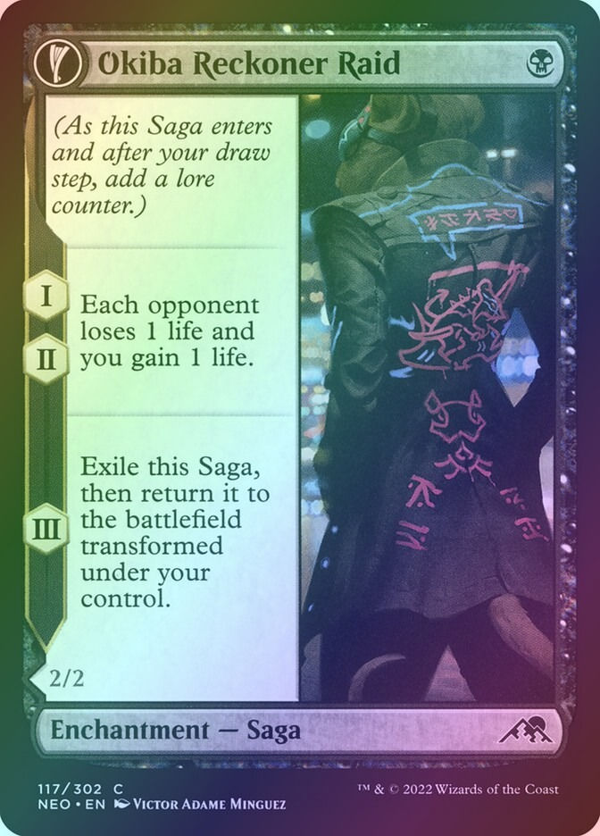 Okiba Reckoner Raid // Nezumi Road Captain (NEO) (117) / Foil — cara 1 de 2