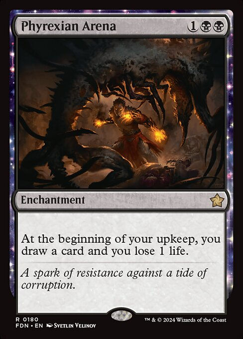 Phyrexian Arena (FDN) (180)