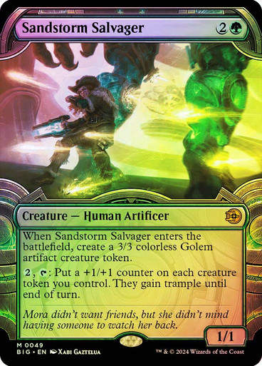 Sandstorm Salvager (BIG) (49) / Showcase / Foil