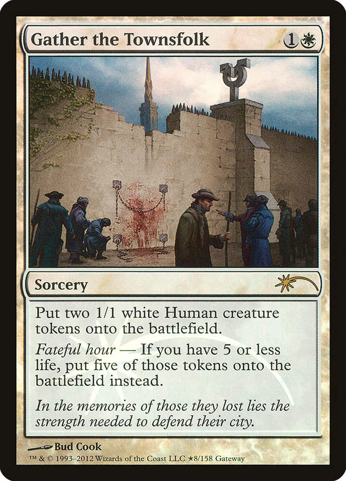 Gather the Townsfolk (pwp12) / WPN Promo Foil
