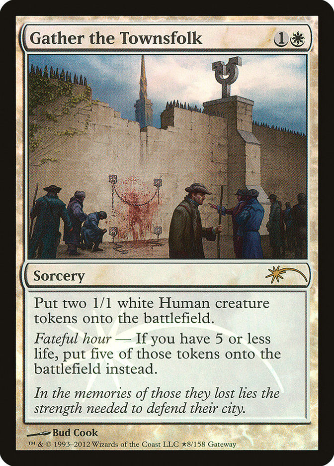 Gather the Townsfolk (pwp12) / WPN Promo Foil