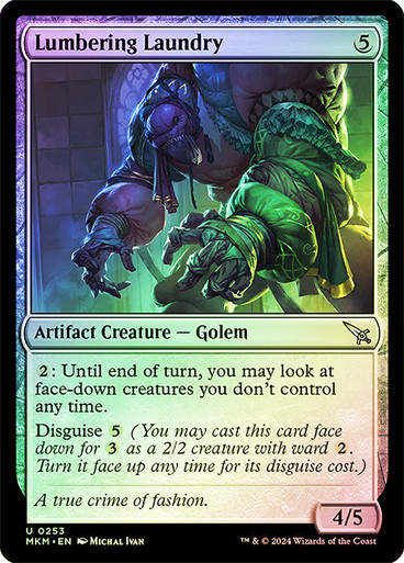 Lumbering Laundry (mkm) (253) / Foil