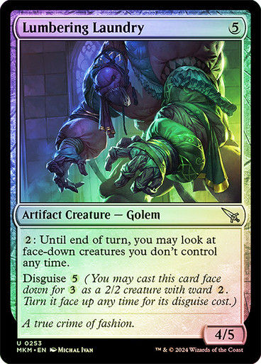 Lumbering Laundry (mkm) (253) / Foil