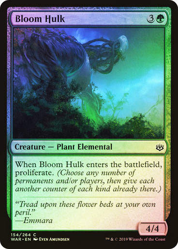 Bloom Hulk (WAR) (154) / Foil