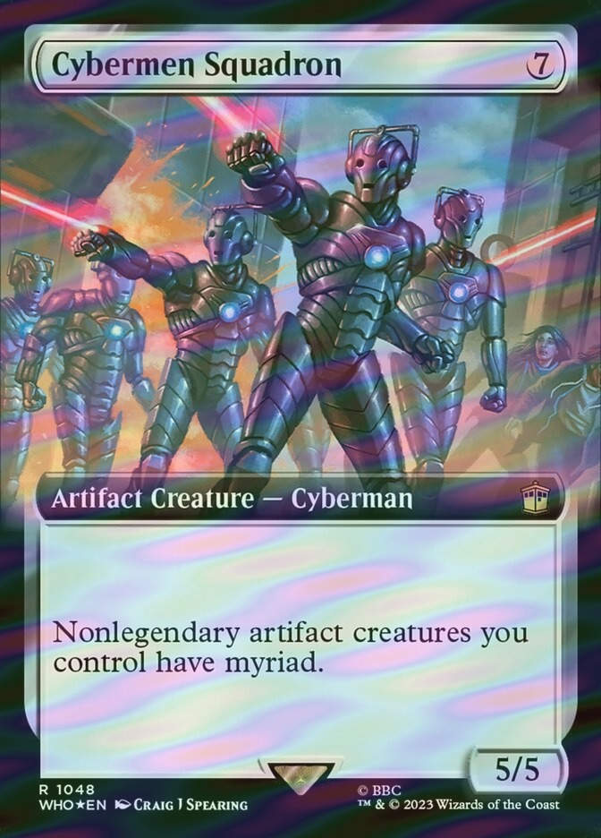 Cybermen Squadron (WHO) (1048) / Extended Art / Surge Foil
