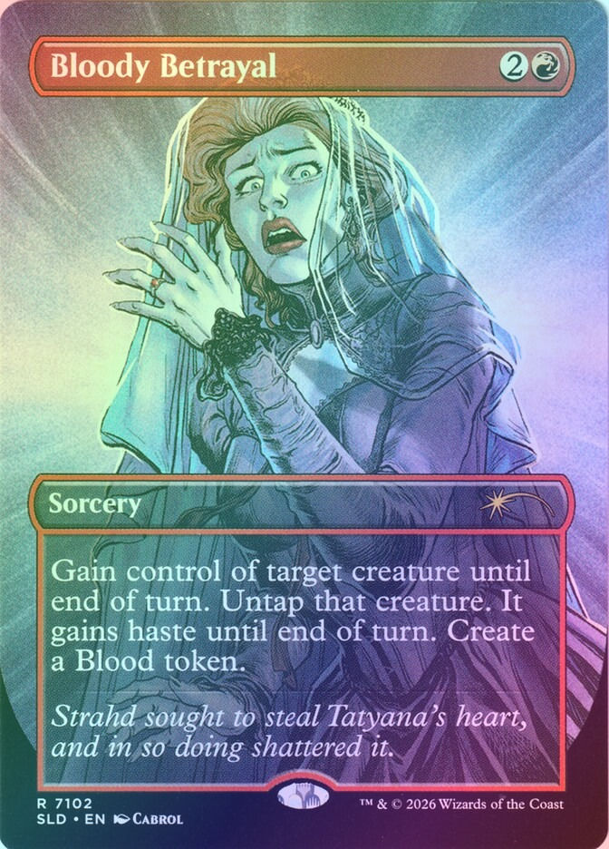 Bloody Betrayal (SLD) (7102) / Borderless / Foil