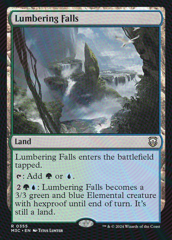 Lumbering Falls (M3C) (355) / Ripple Foil