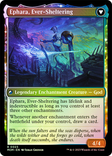 Invasion of Theros // Ephara, Ever-Sheltering (mom) / Foil — cara 2 de 2