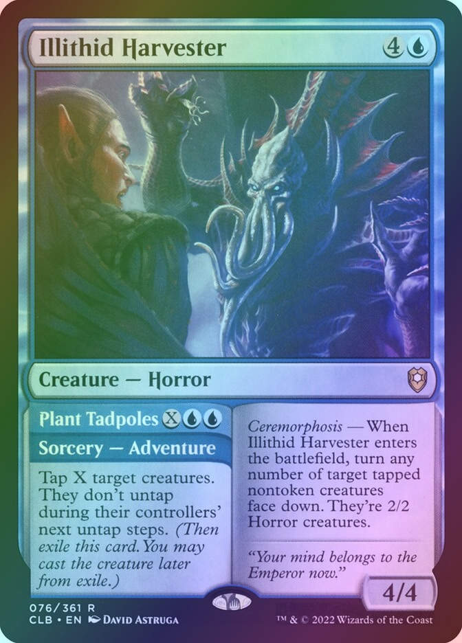 Illithid Harvester // Plant Tadpoles (CLB) (76) / Foil