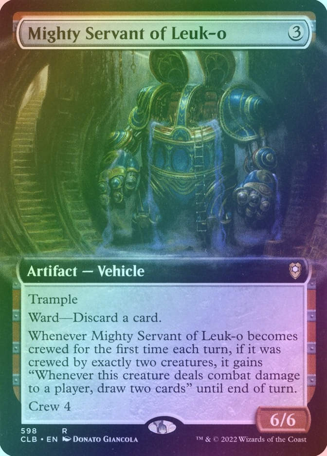 Mighty Servant of Leuk-o (CLB) (598) / Extended Art / Foil
