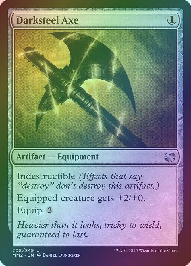 Darksteel Axe (MM2) (208) / Foil