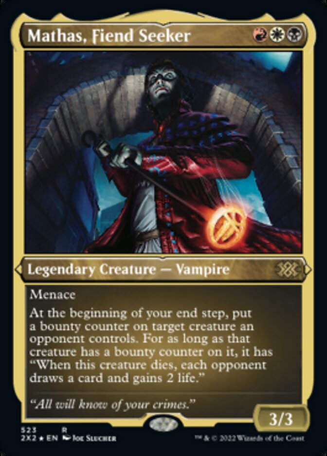 Mathas, Fiend Seeker (2X2) / Etched Foil