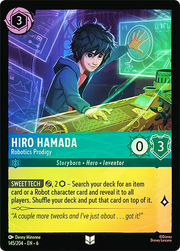 Hiro Hamada - Robotics Prodigy (LOR_AZU) / Foil