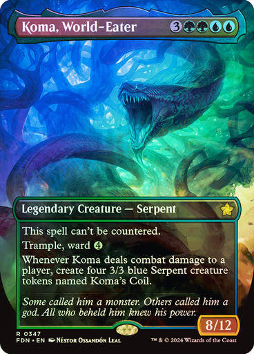 Koma, World-Eater (FDN) (347) / Foil / Borderless