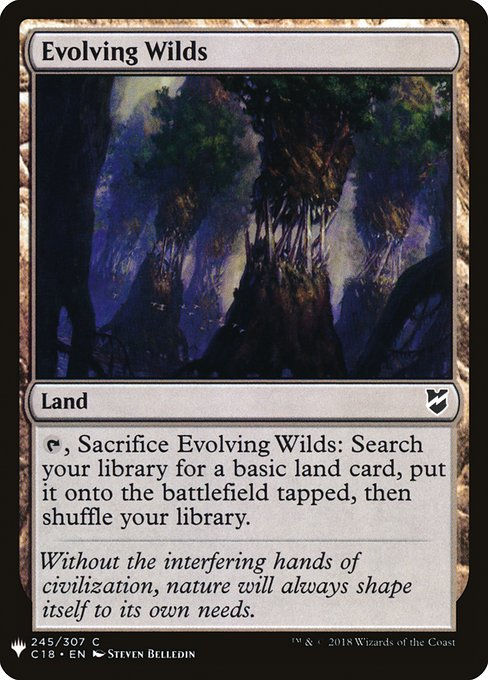 Evolving Wilds (PLST) (C18-245)
