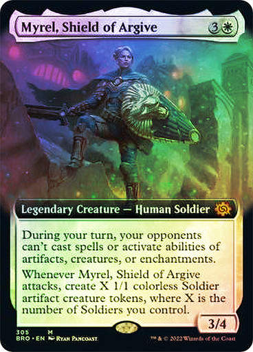 Myrel, Shield of Argive (BRO) / Extended Art Foil