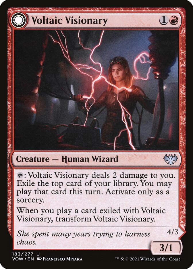 Voltaic Visionary // Volt-Charged Berserker (VOW) (183)