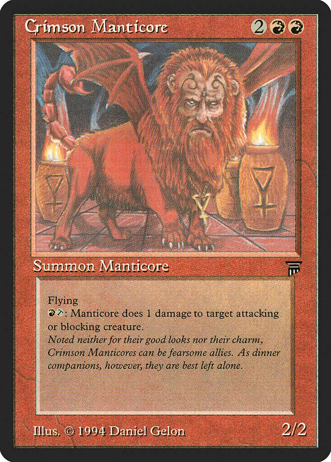 Crimson Manticore (leg)