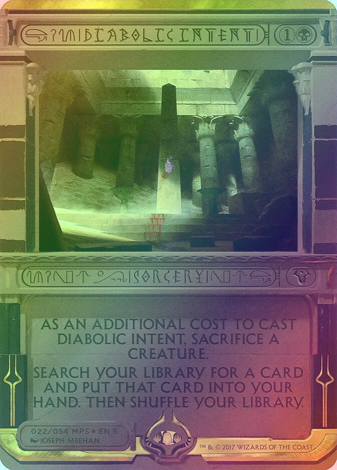 Diabolic Intent (MP2) (22) / Borderless / Foil