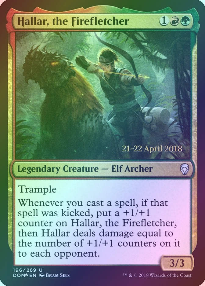 Hallar, the Firefletcher (PDOM) (196s) / Foil