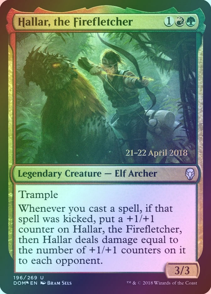 Hallar, the Firefletcher (PDOM) (196s) / Foil