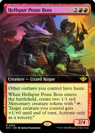Hellspur Posse Boss (otj) (333) / Foil Extended
