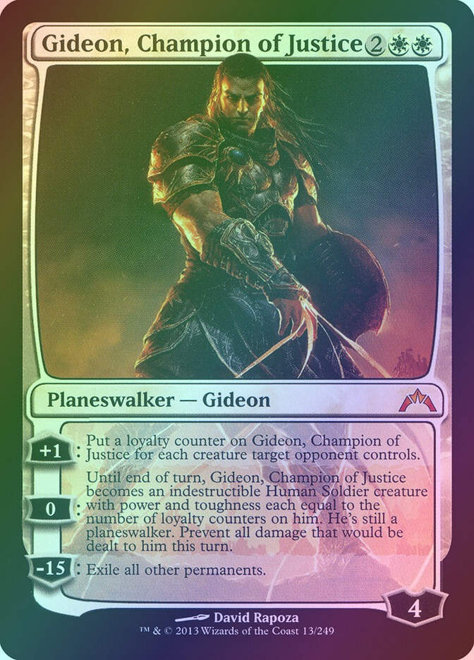 Gideon, Champion of Justice (GTC) (13) / Foil